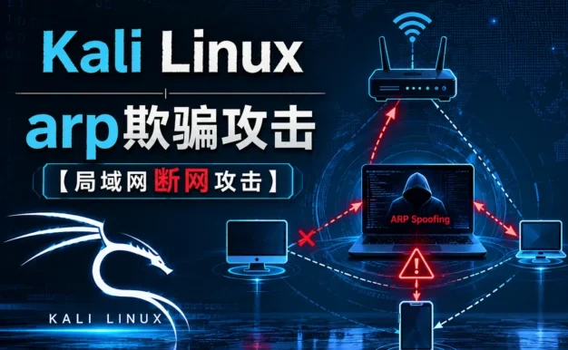 Kali Linux | arp欺骗攻击【局域网断网攻击】